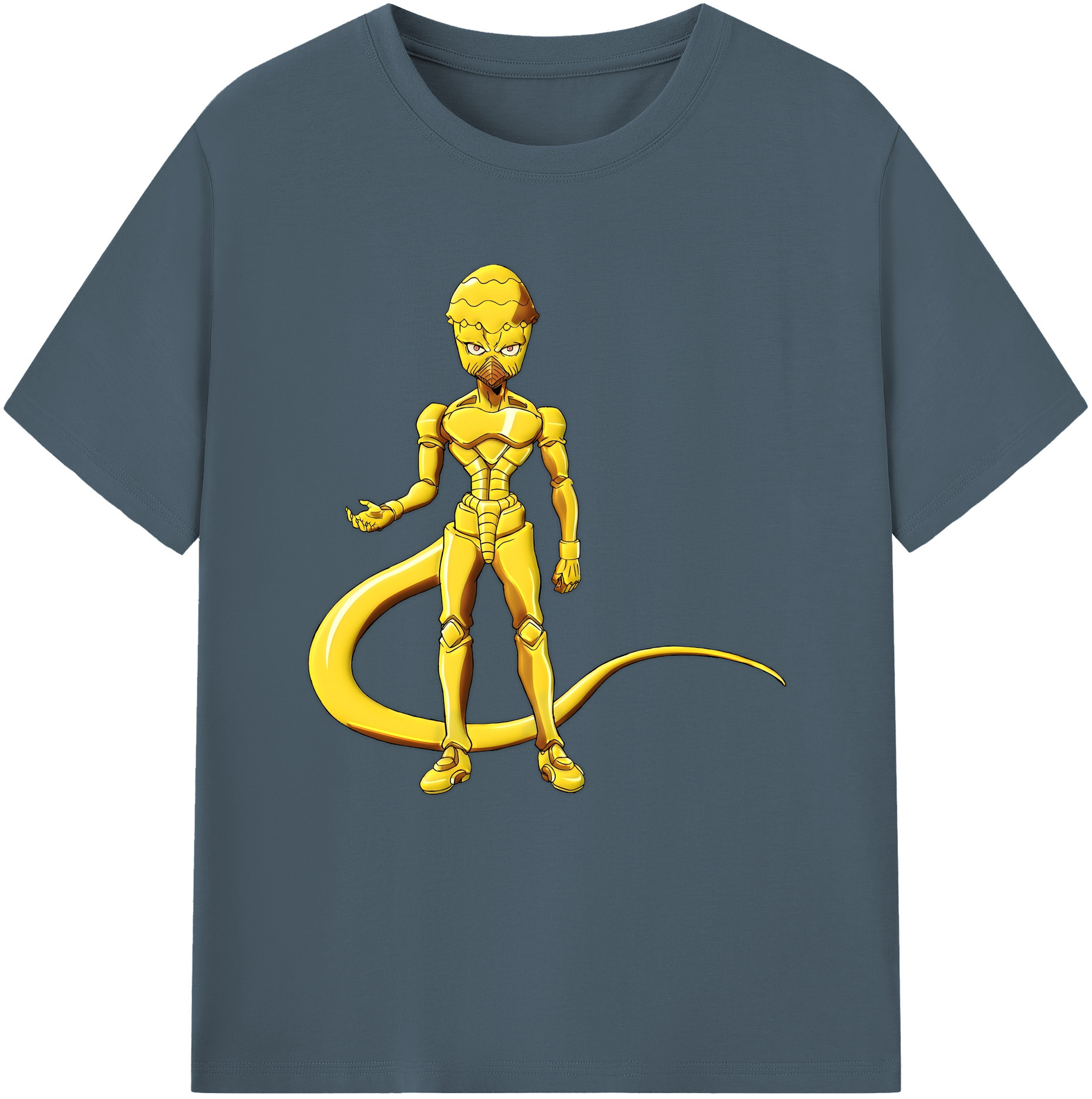 （画像用） ジョジョの奇妙な冒険 おといし あきら JoJo's Bizarre Adventure Akira Otoishi 綿100％半袖Tシャツ（フロントプリント）